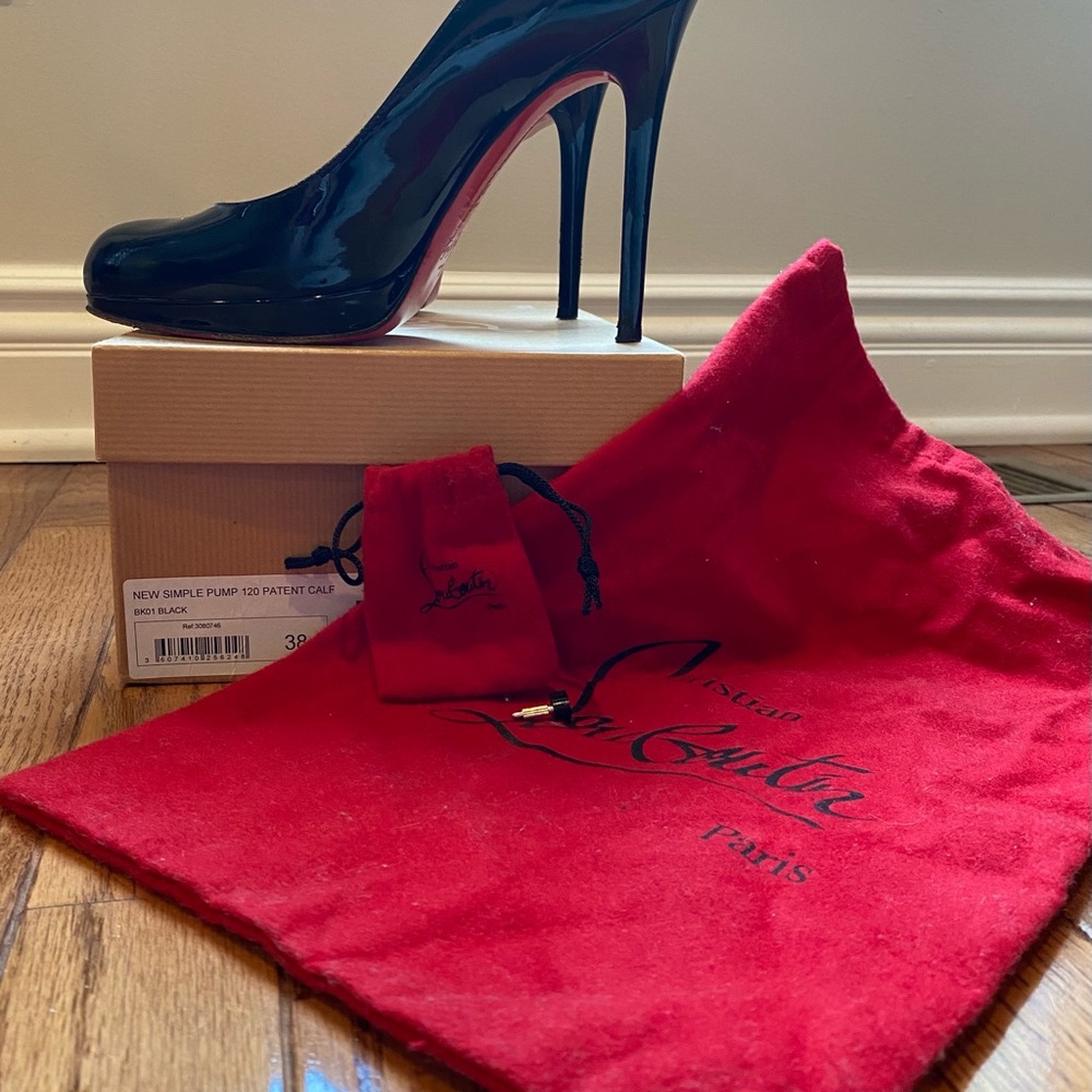Christian Louboutin “New Simple Pump” 120 Calf